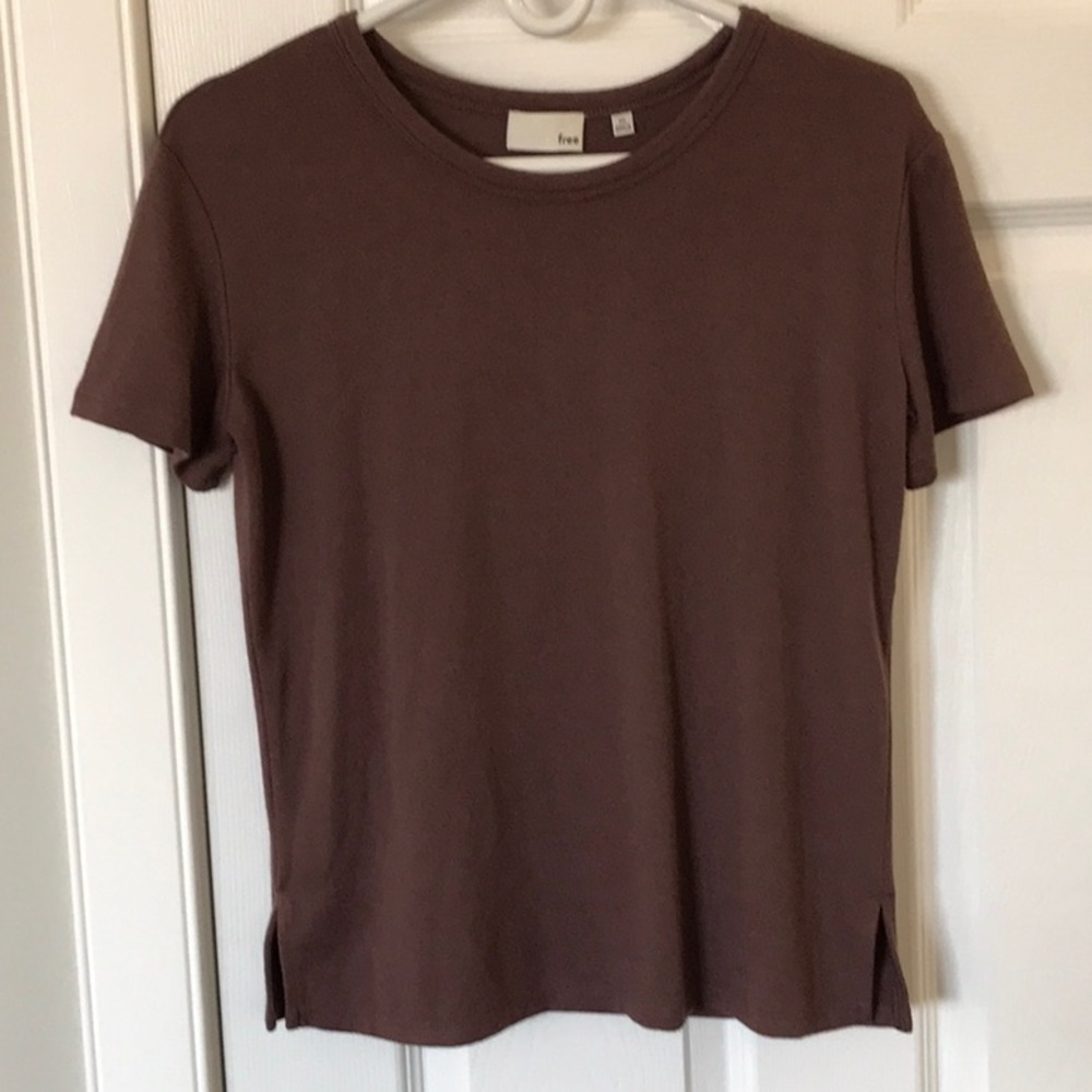 Aritzia Wilfred Free Divina T-Shirt- Pink- Size XS